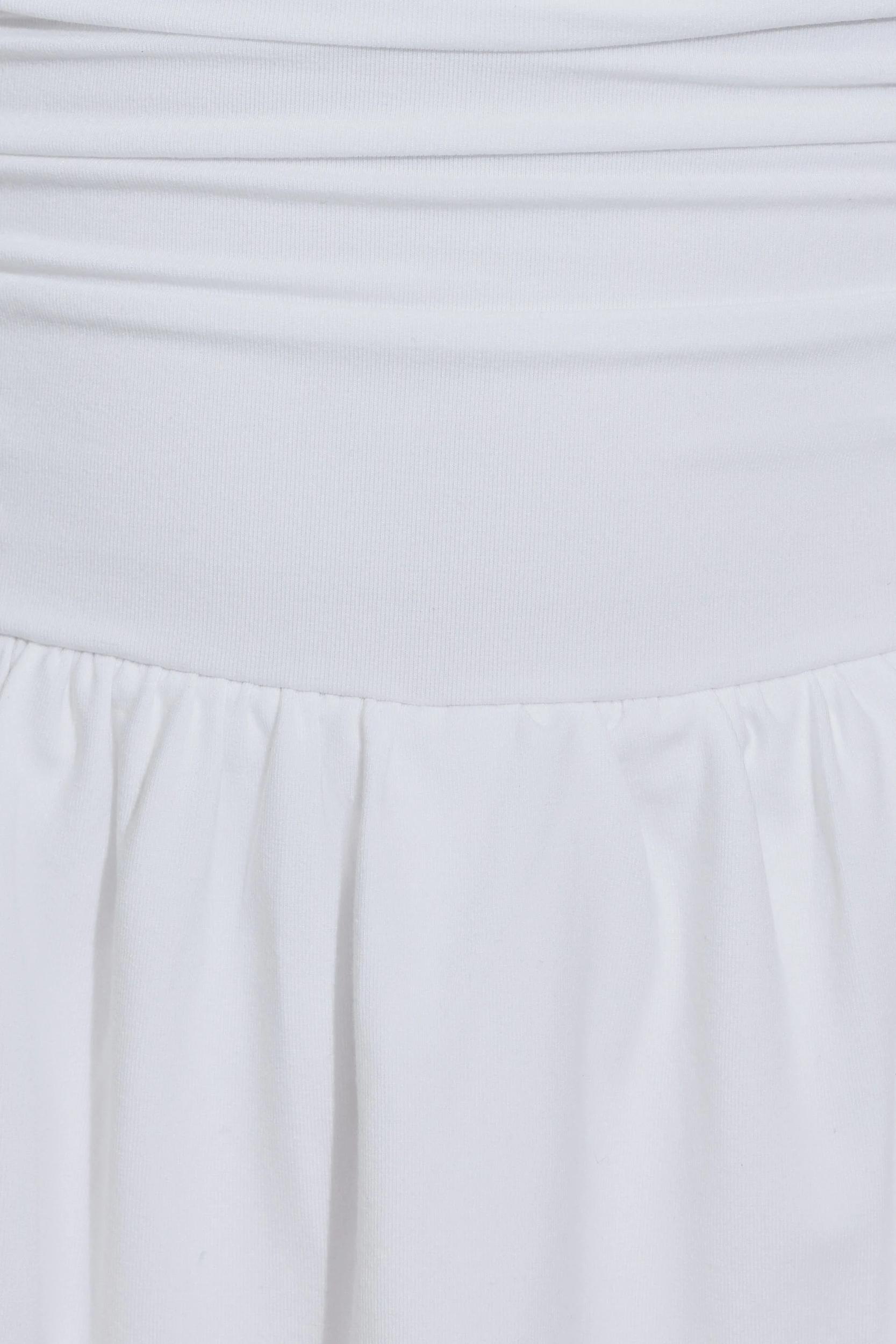 Flirty Hem Tube Romper Dress Product Image