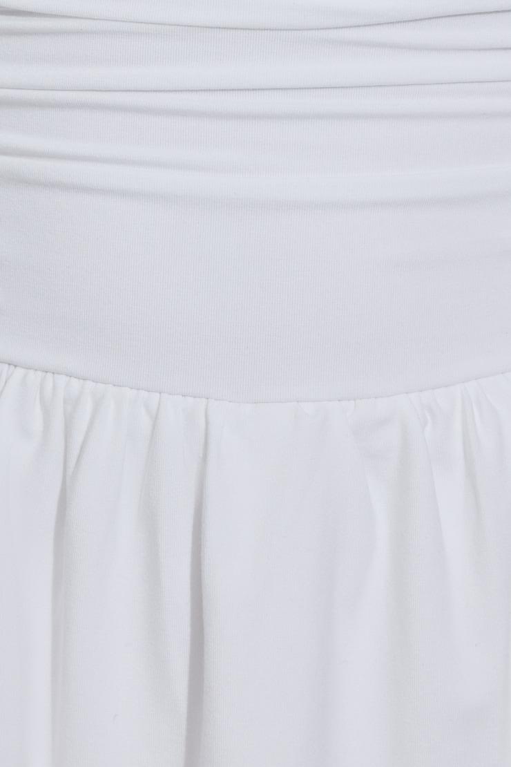 Flirty Hem Tube Romper Dress Product Image