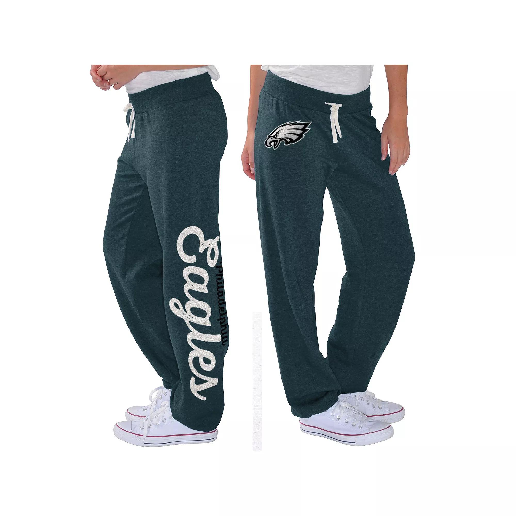 Womens G-III 4Her by Carl Banks Midnight Philadelphia Eagles Scrimmage Fleece Pants Product Image