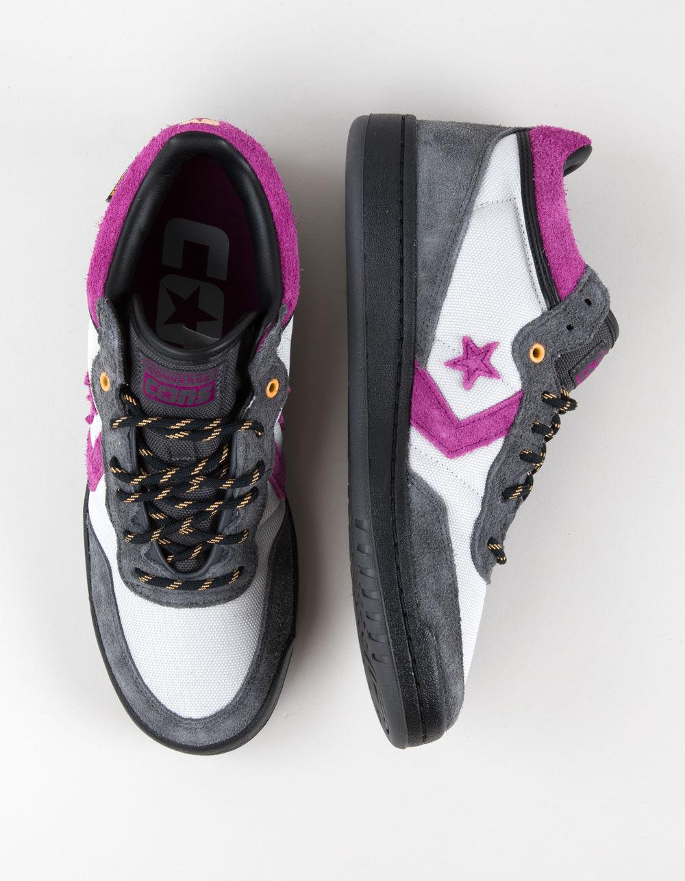 CONVERSE Fastbreak Pro Mid Skate Shoes - GRAY COMBO Product Image