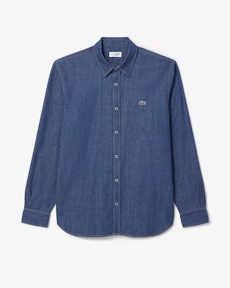 Regular Fit Lightweight Denim Shirt Product Image