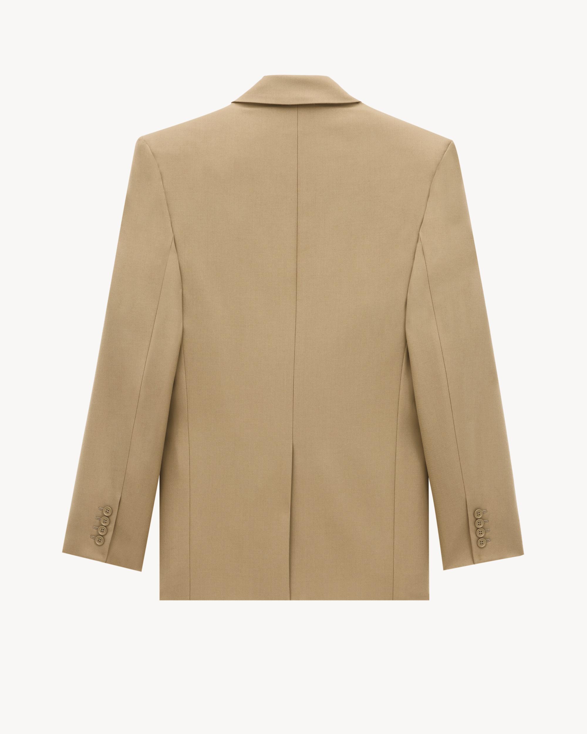 jacket in wool gabardine Product Image
