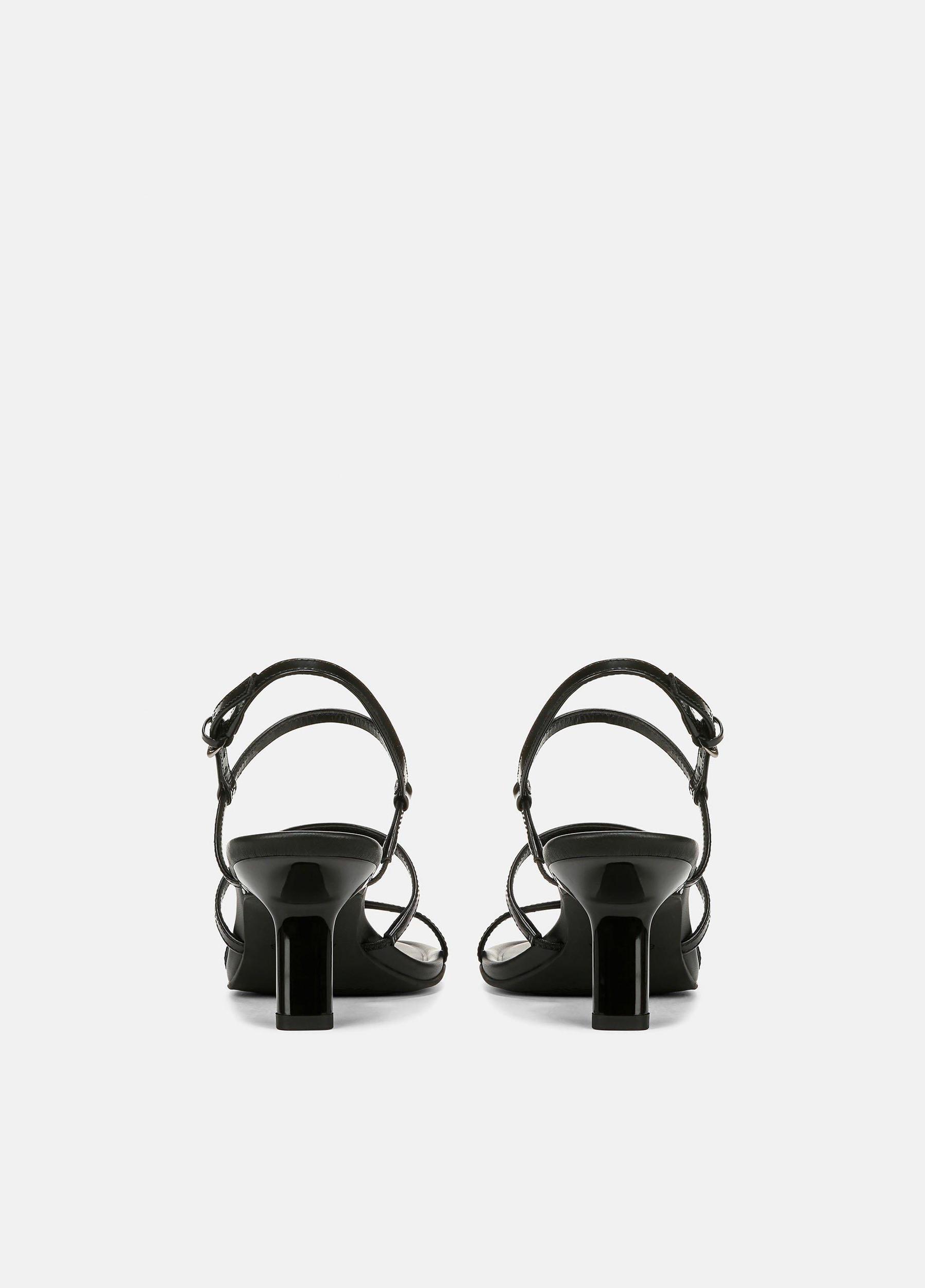Josie Leather Strappy Heeled Sandal Product Image