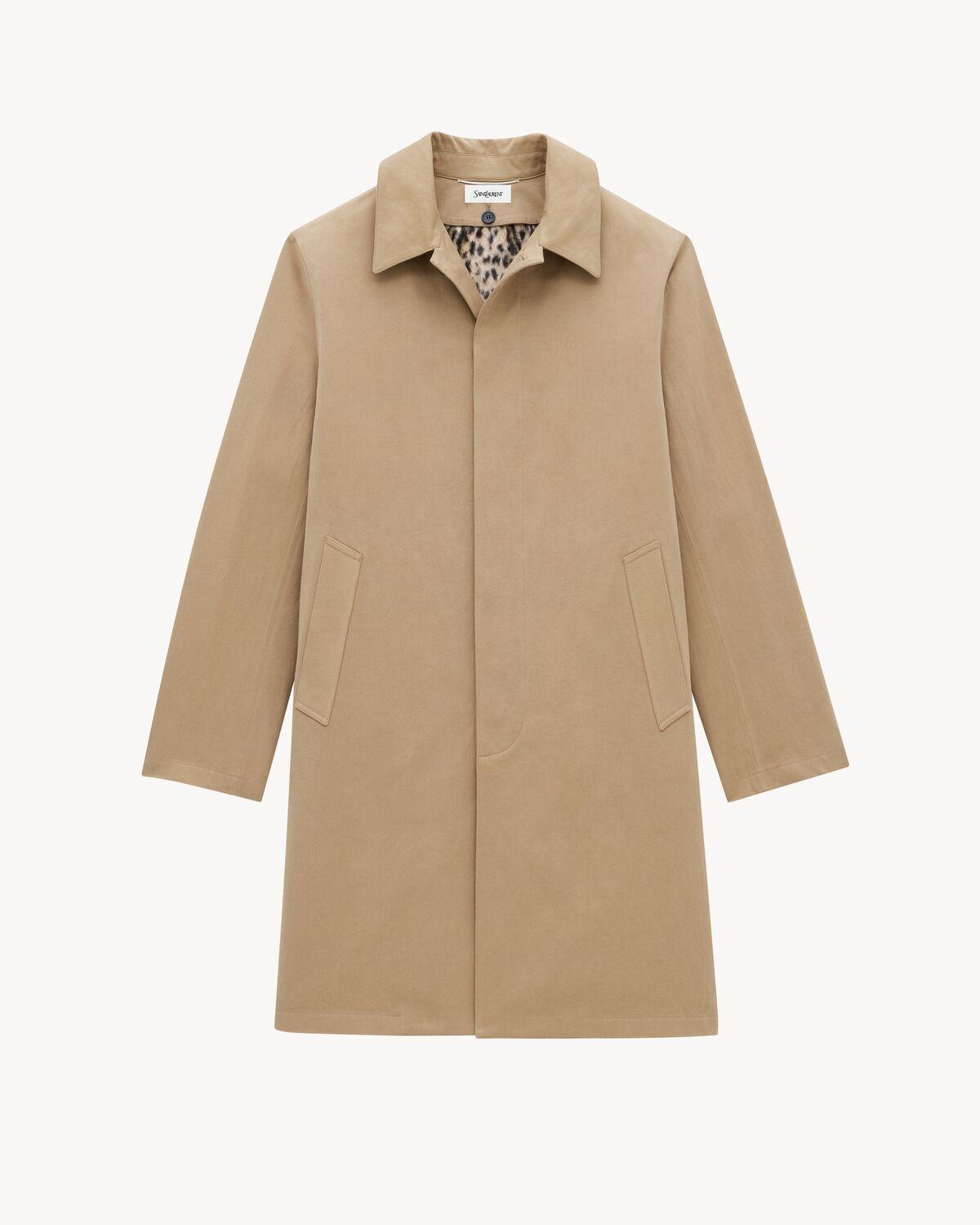 mackintosh coat in cotton gabardine Product Image