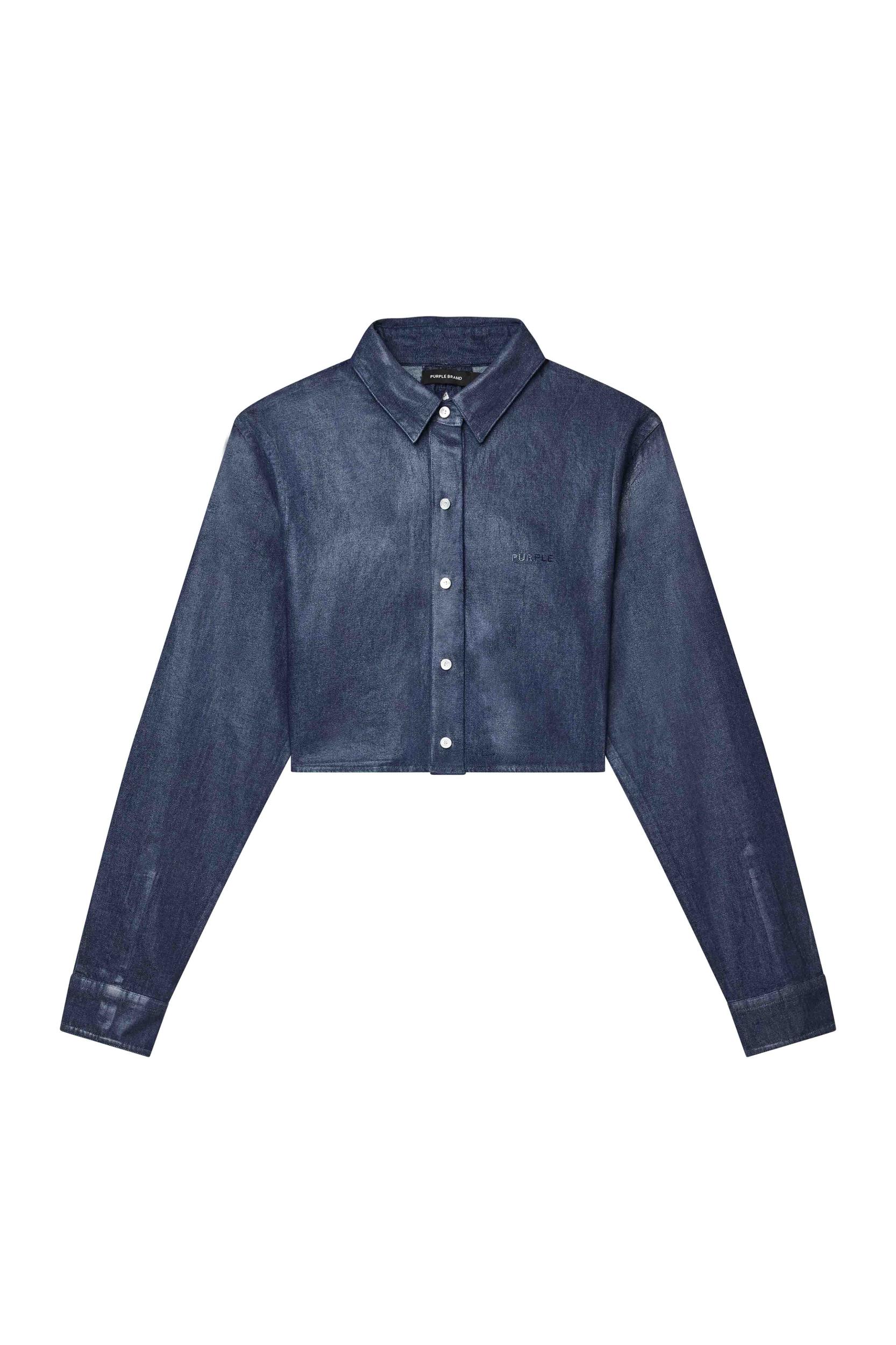 Pearl Button Up Shirt Female Product Image