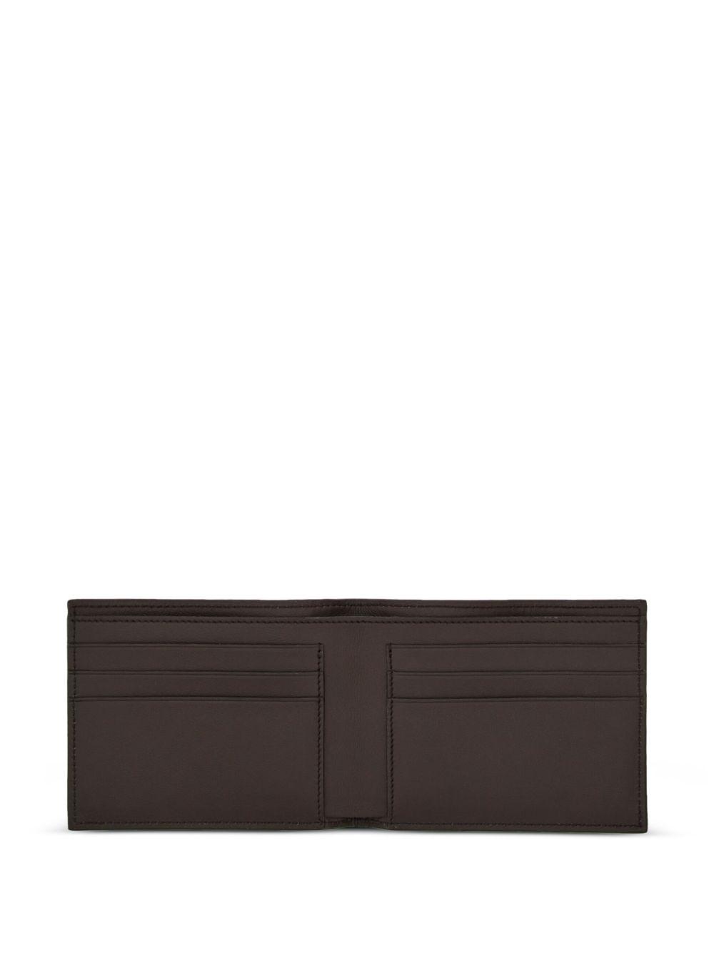 Gancini-plaque leather wallet Product Image