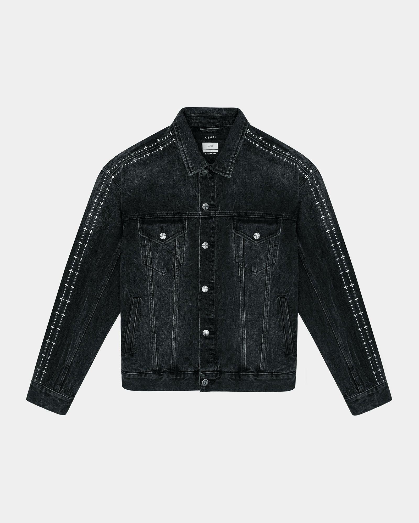 OH G JACKET METALIK STRIPE BLACK Male Product Image