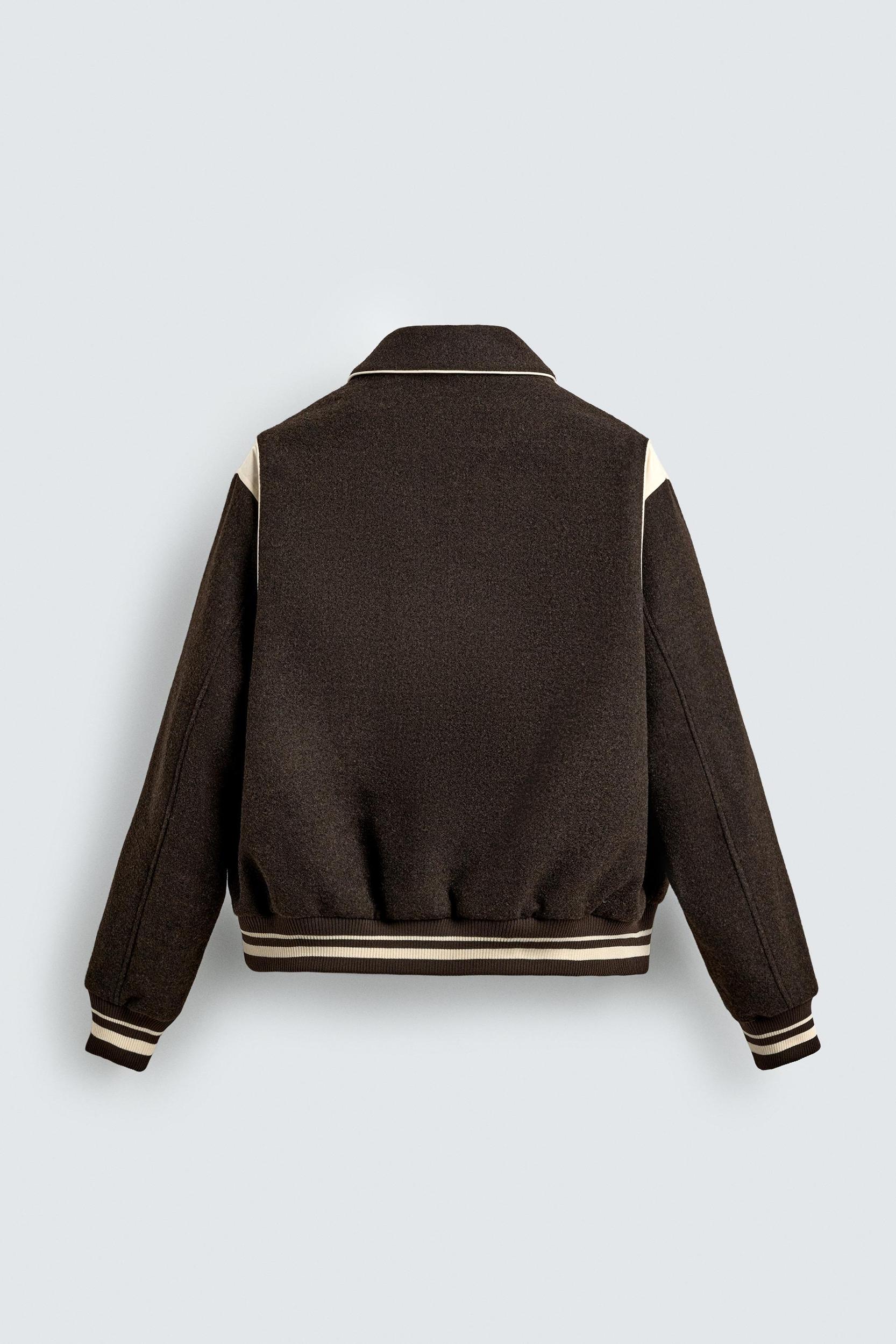 CONTRAST BOMBER JACKET Product Image