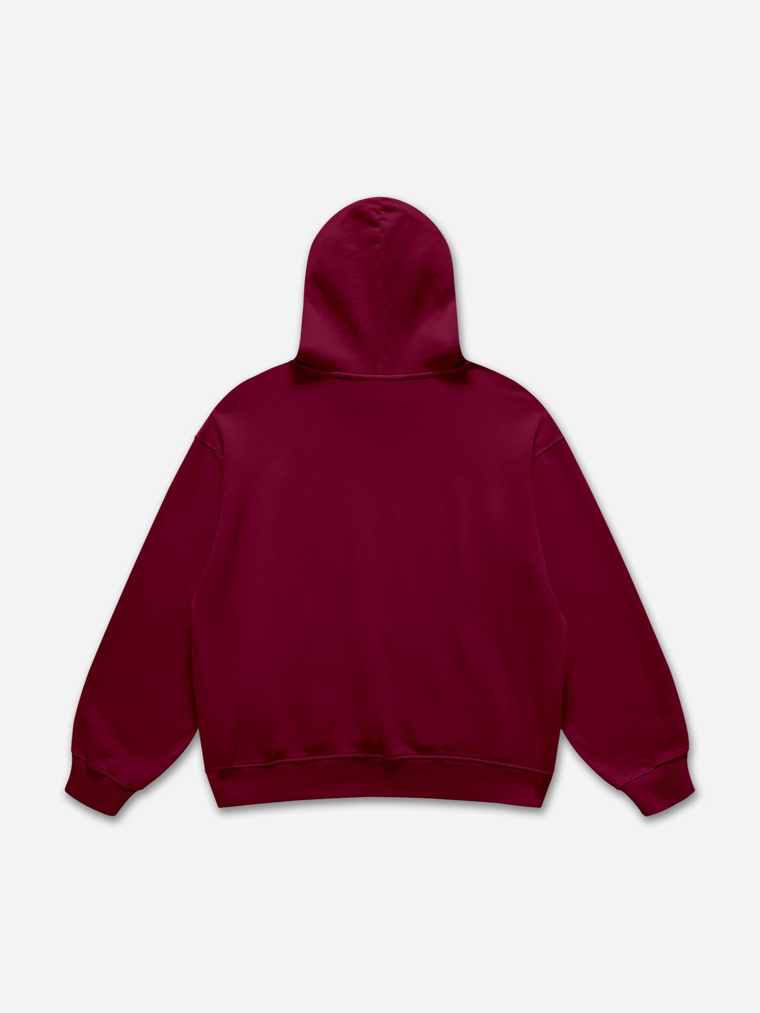 Oversized Heavyweight Cotton Fleece Hoodie Sweatshirt Product Image