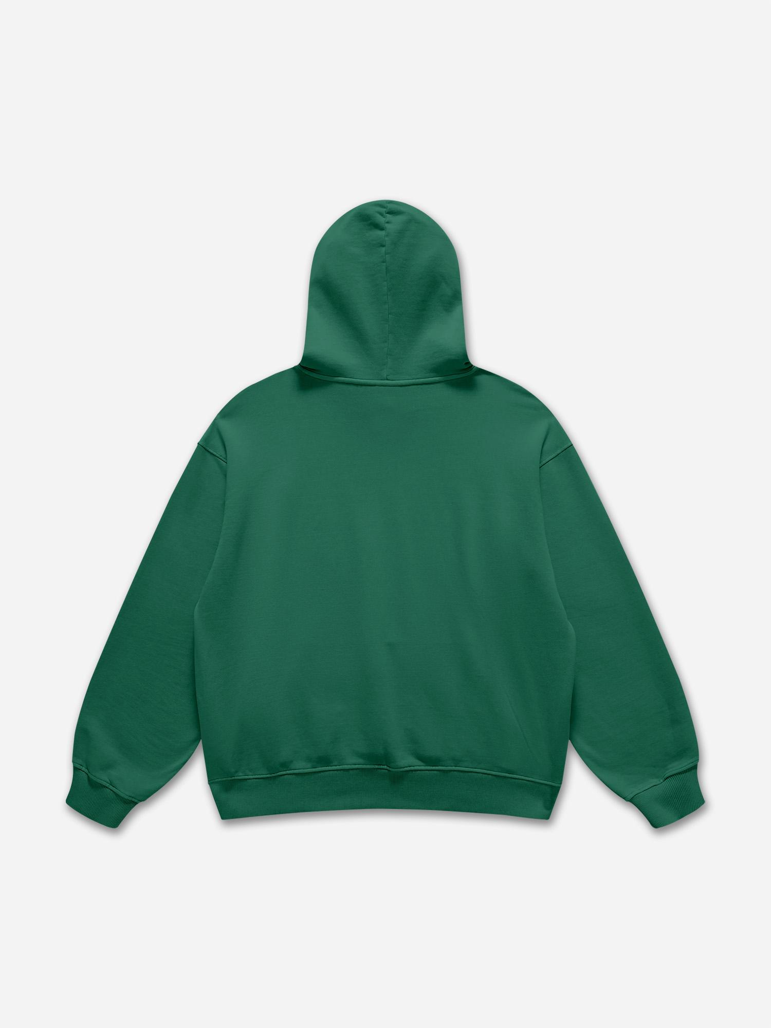 Oversized Heavyweight Cotton Fleece Hoodie Sweatshirt Product Image