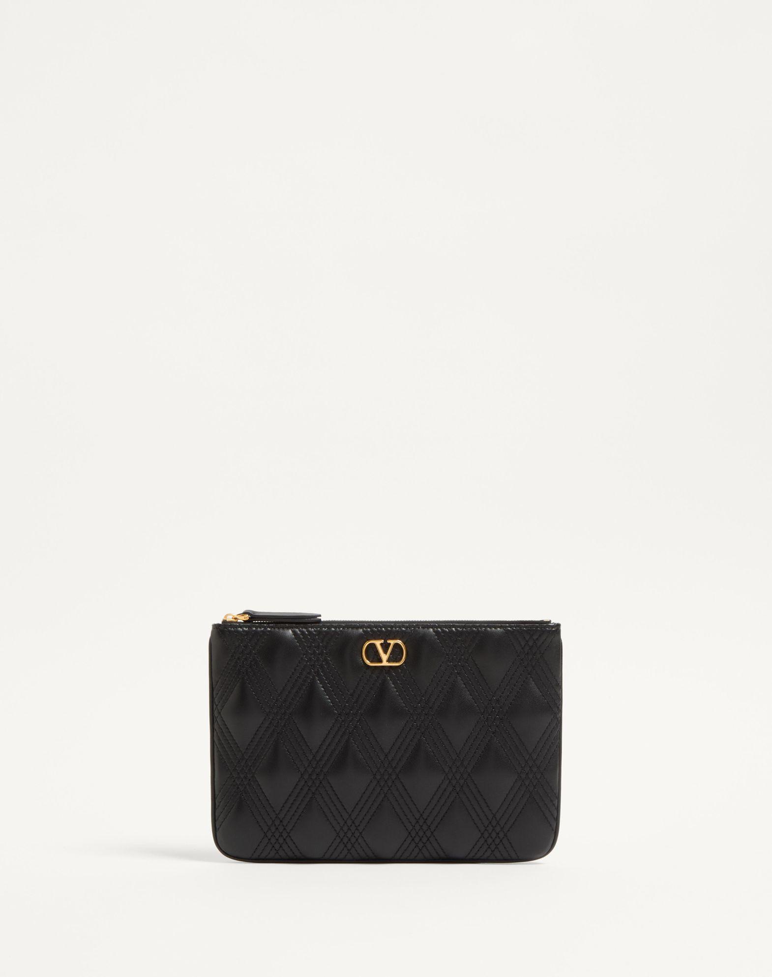 Valentino Garavani Quiltie 67 Pouch In Quilted Nappa Leather Product Image