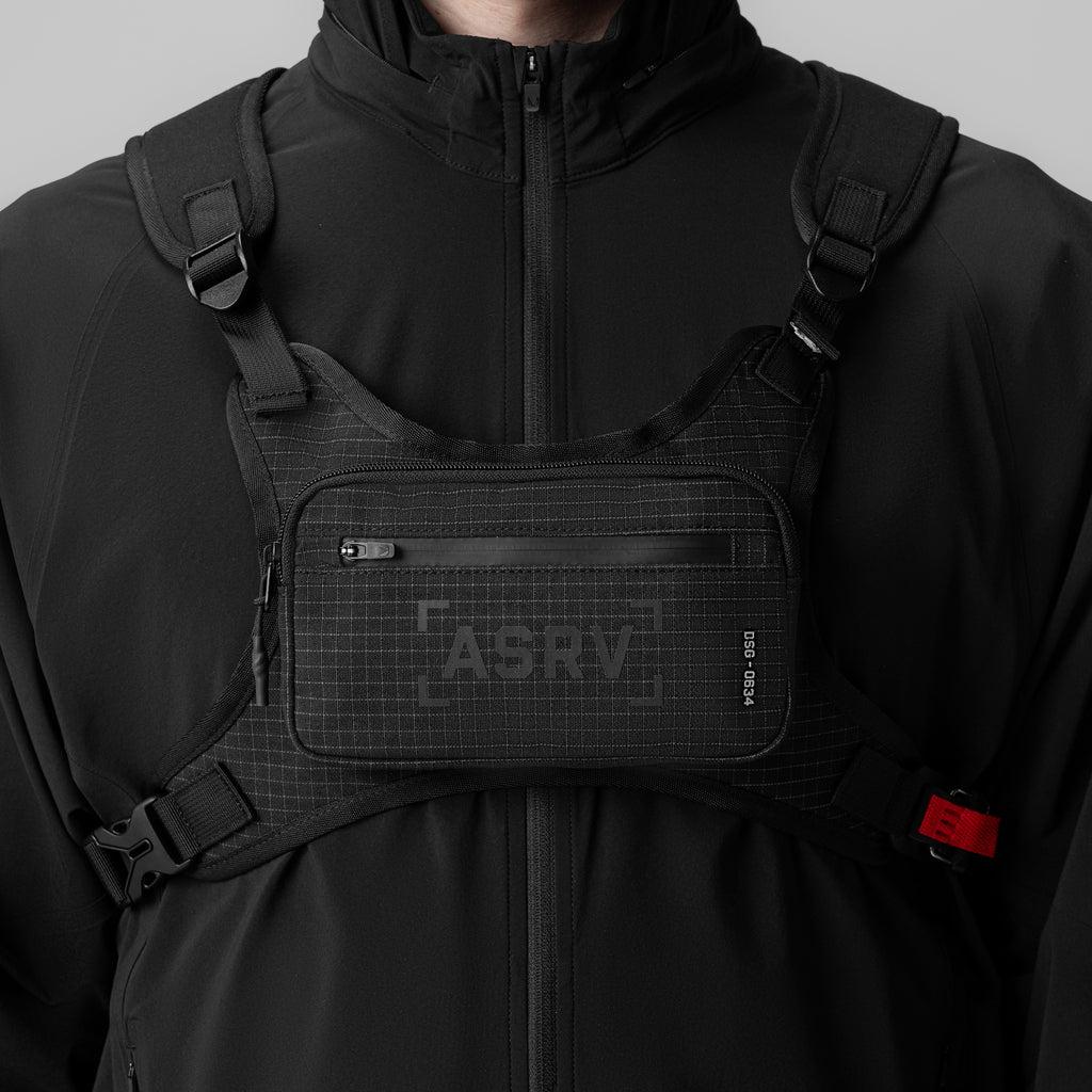 0634. Conditioning Chest Pack - Black "Grid" Product Image