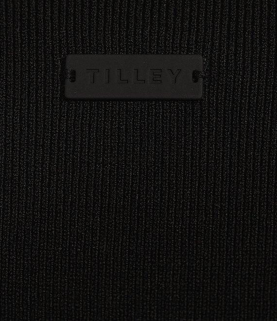 TILLEY Sweater Knit Quarter Zip Mock Neck Long Sleeve Dress Product Image