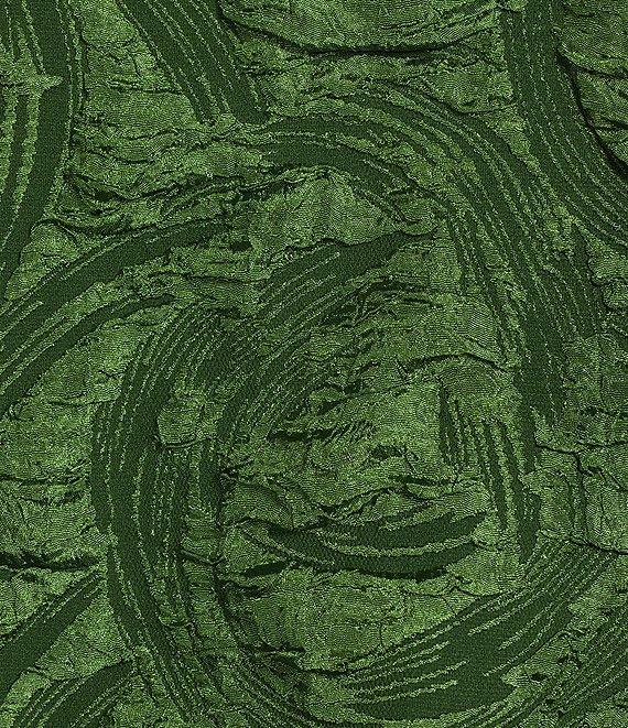 IC Collection Textured Woven Round Neck Sleeveless Bow Detail A-Line Midi Dress Product Image