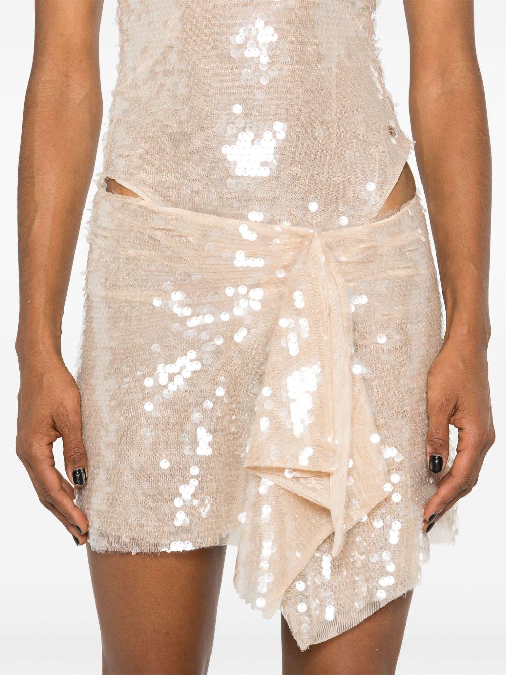 sequin-embellished mini dress Product Image
