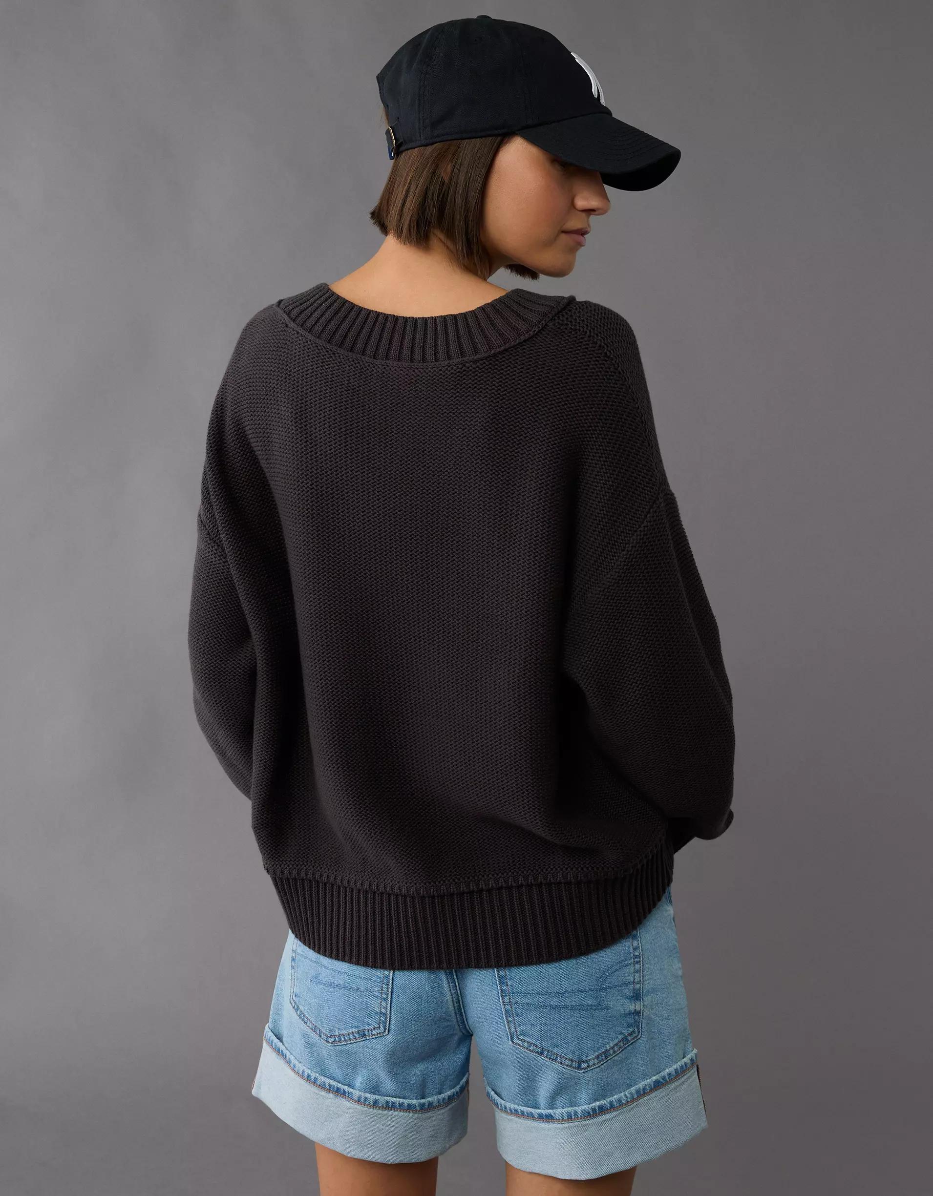 AE Long Weekend V-Neck Sweater Product Image
