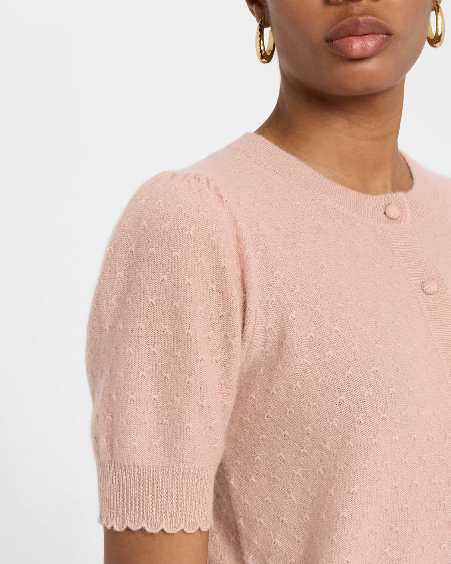 The Cashmere Pointelle Cardigan Product Image