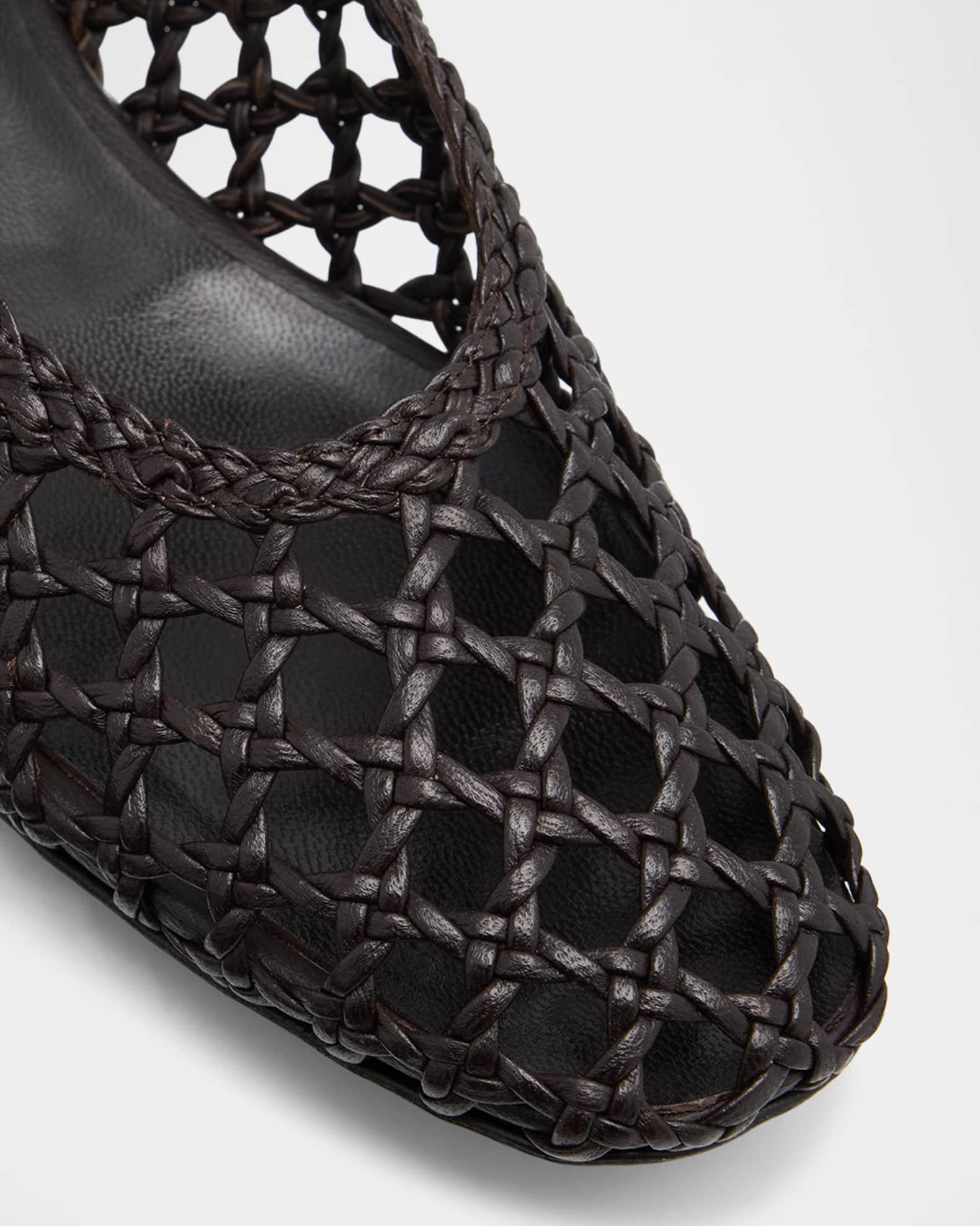 Woven Mary Jane Ballerina Flats Product Image