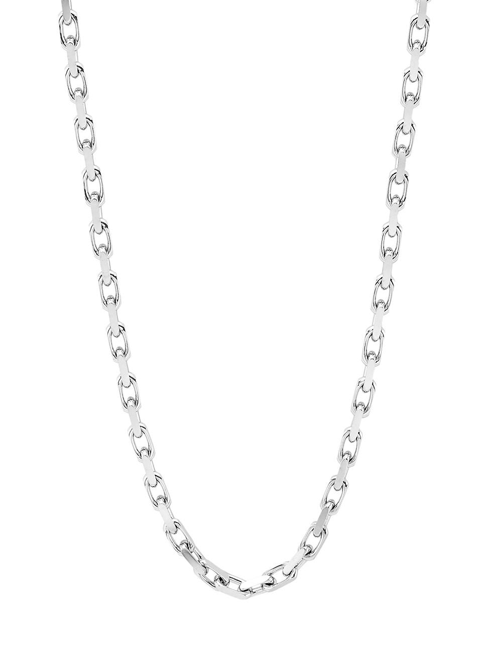 Womens 14K White GoldCable Chain Necklace Product Image
