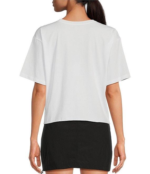 Gianni Bini Jersey Knit Crew Neck Short Sleeve Relaxed Tee Shirt Product Image