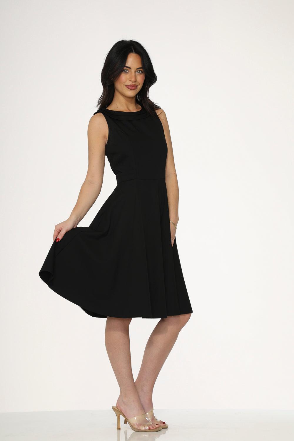 Black Swing Dress Product Image