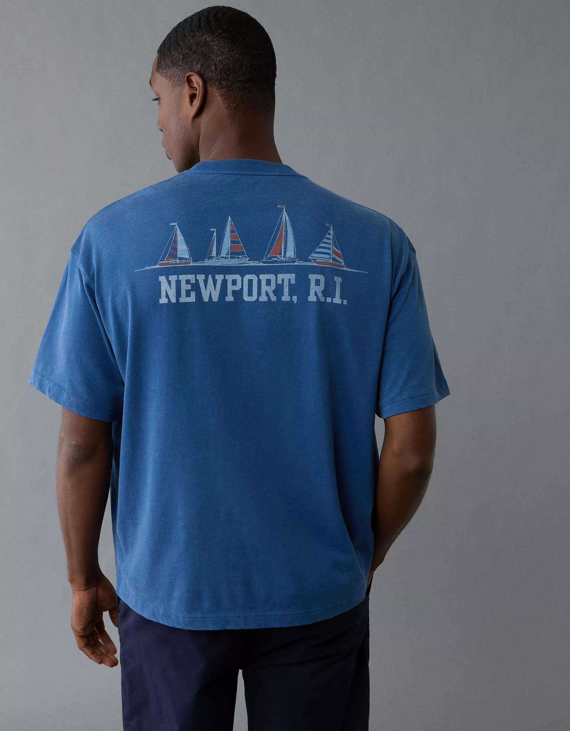AE Boxy Nautical Graphic T-Shirt Product Image