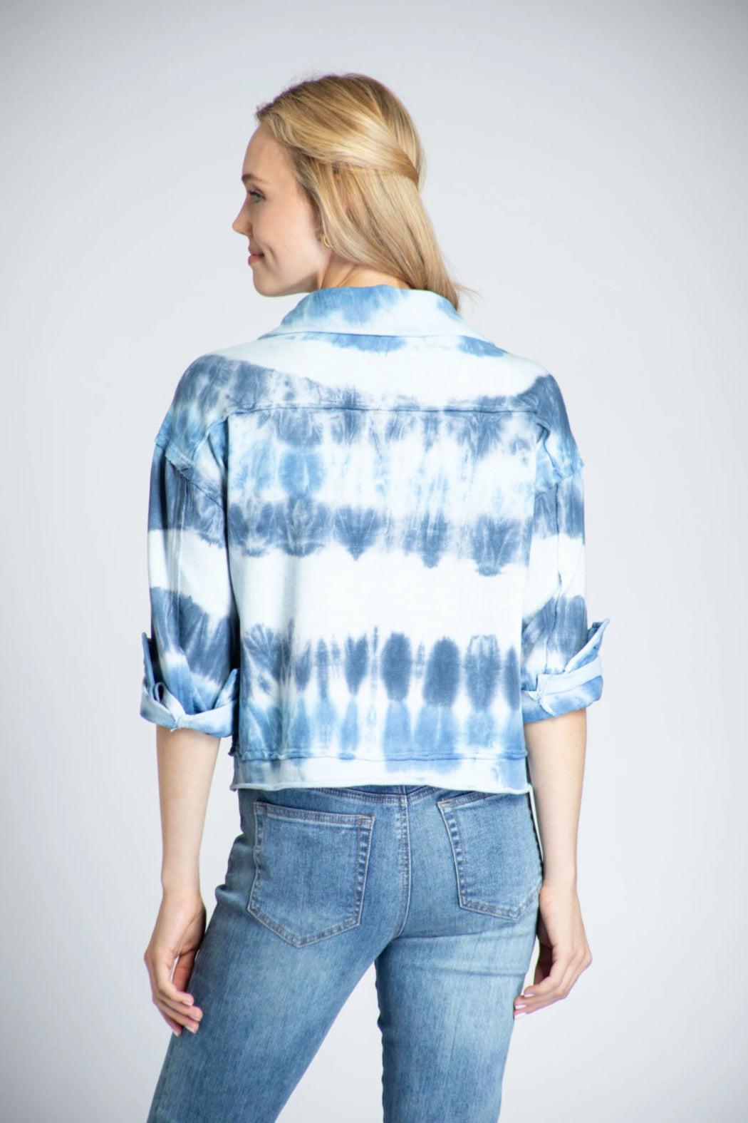 Tie Dye French Terry Jacket Product Image
