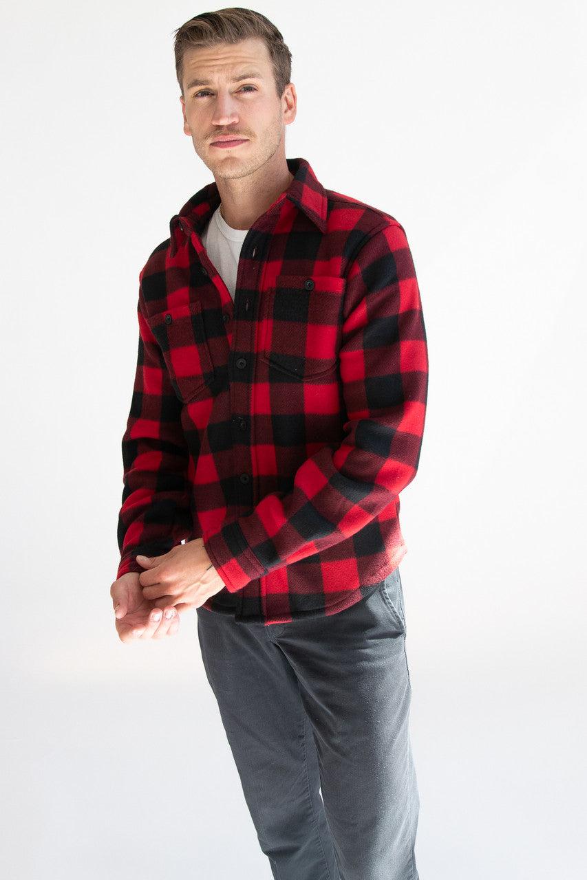 Flannel Sherpa Jacket Product Image