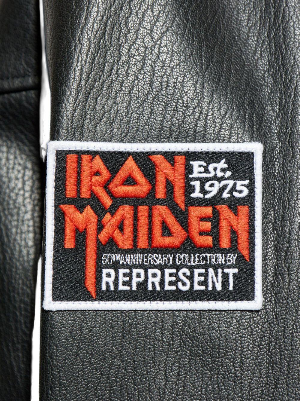 X Iron Maiden Trooper studded leather jacket Product Image