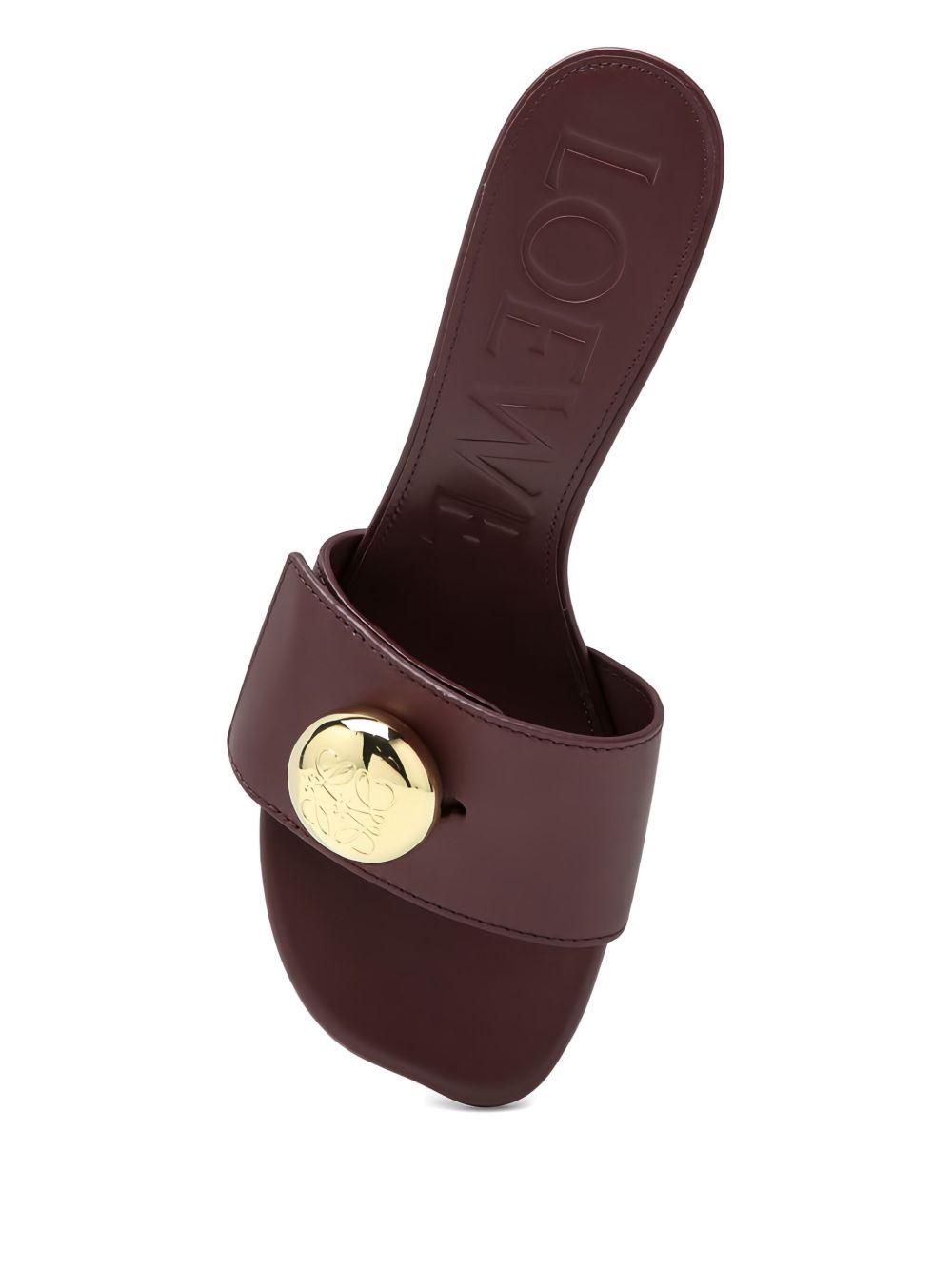 45mm pebble-embellished leather sandals Product Image