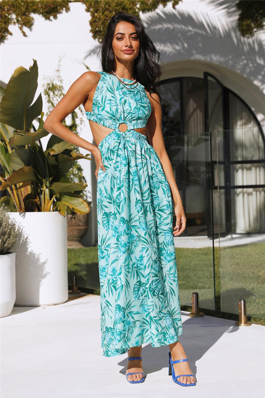 Got A Callback Midi Dress Green Product Image