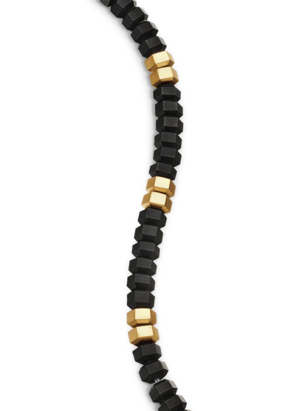 18kt yellow gold Hex Bead bracelet (6mm) Product Image