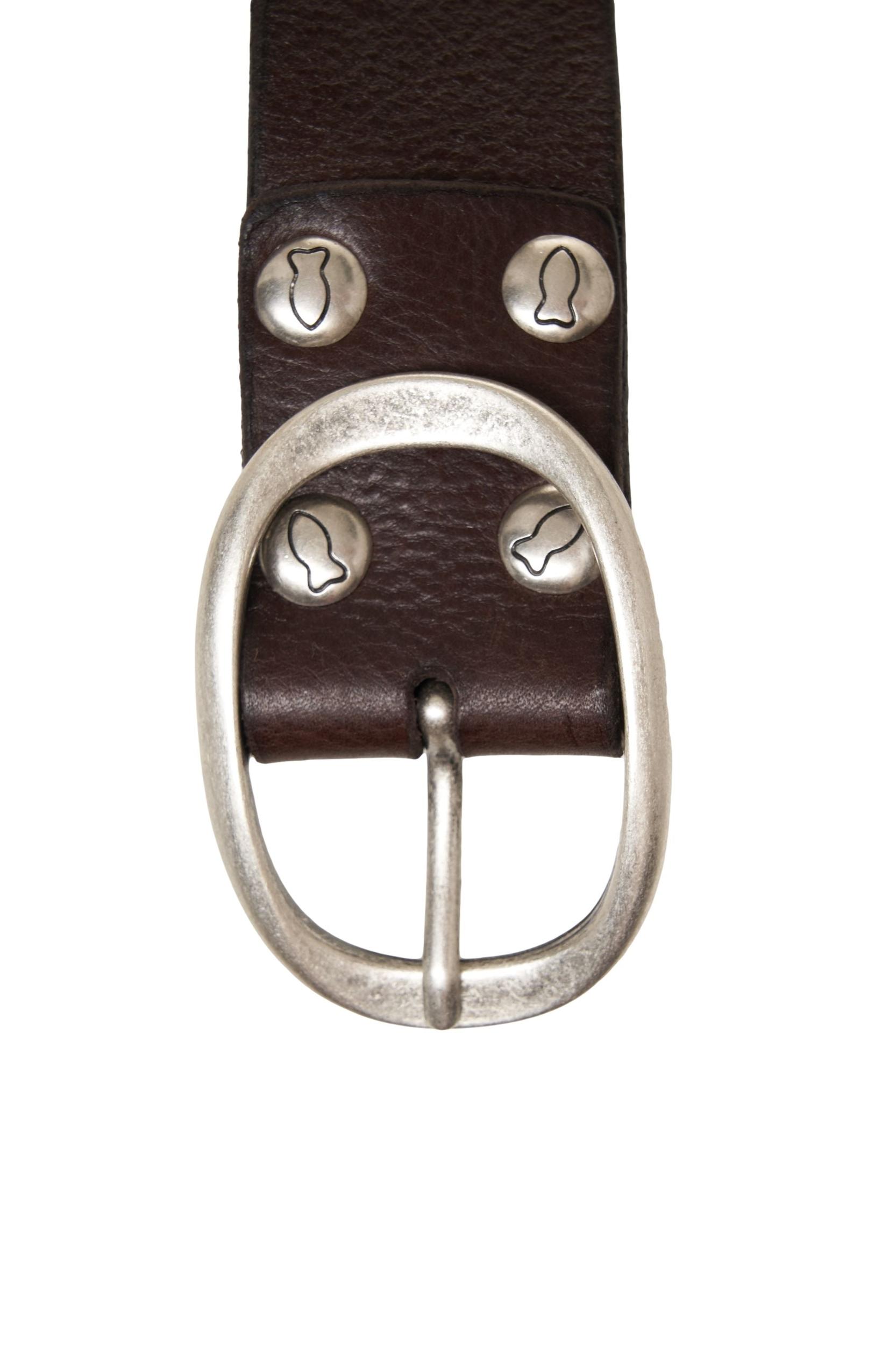 Leather belt with studs Product Image