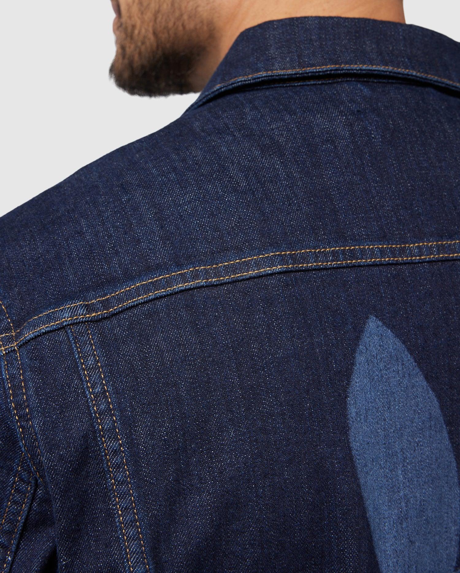 MENS PATHE DENIM JACKET - B6J741X1CO Male Product Image