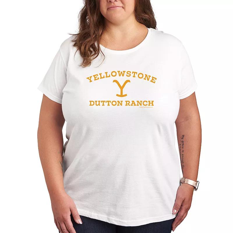 Plus Yellowstone Y Dutton Ranch Logo Graphic Tee, Women's,  Product Image