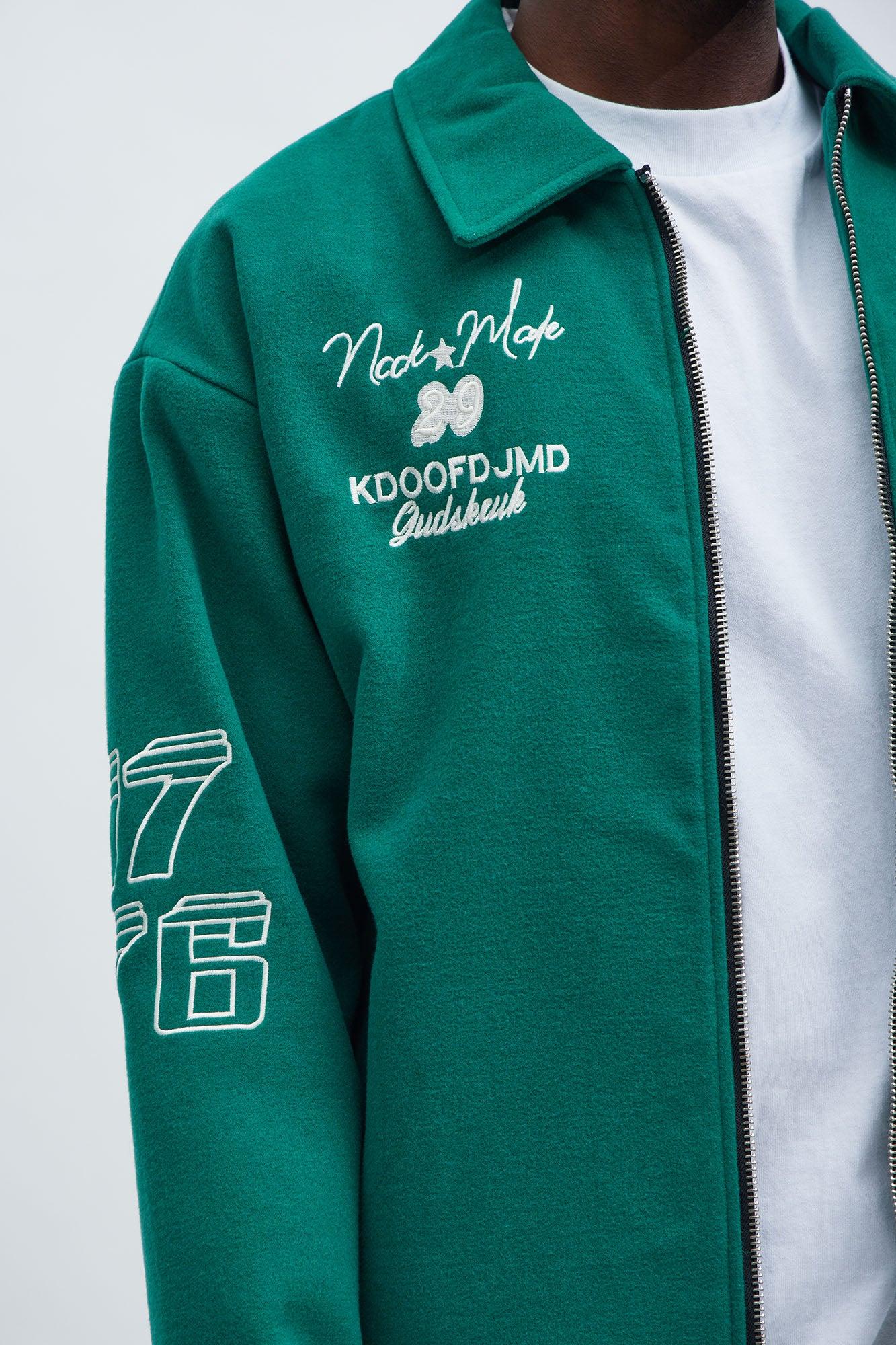 Independence Varsity Jacket - Kelly Green Product Image