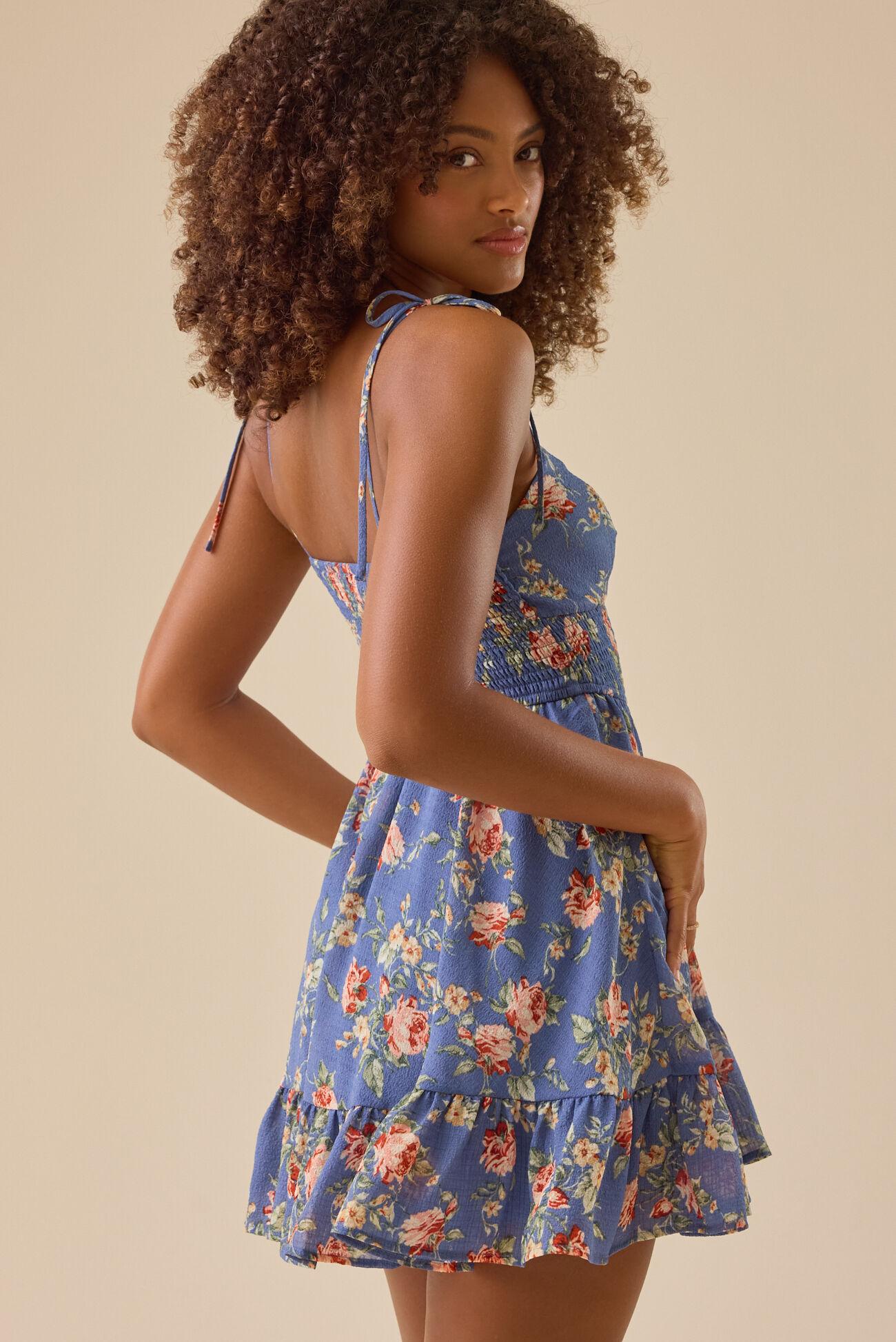 Landis Floral Mini Dress Product Image