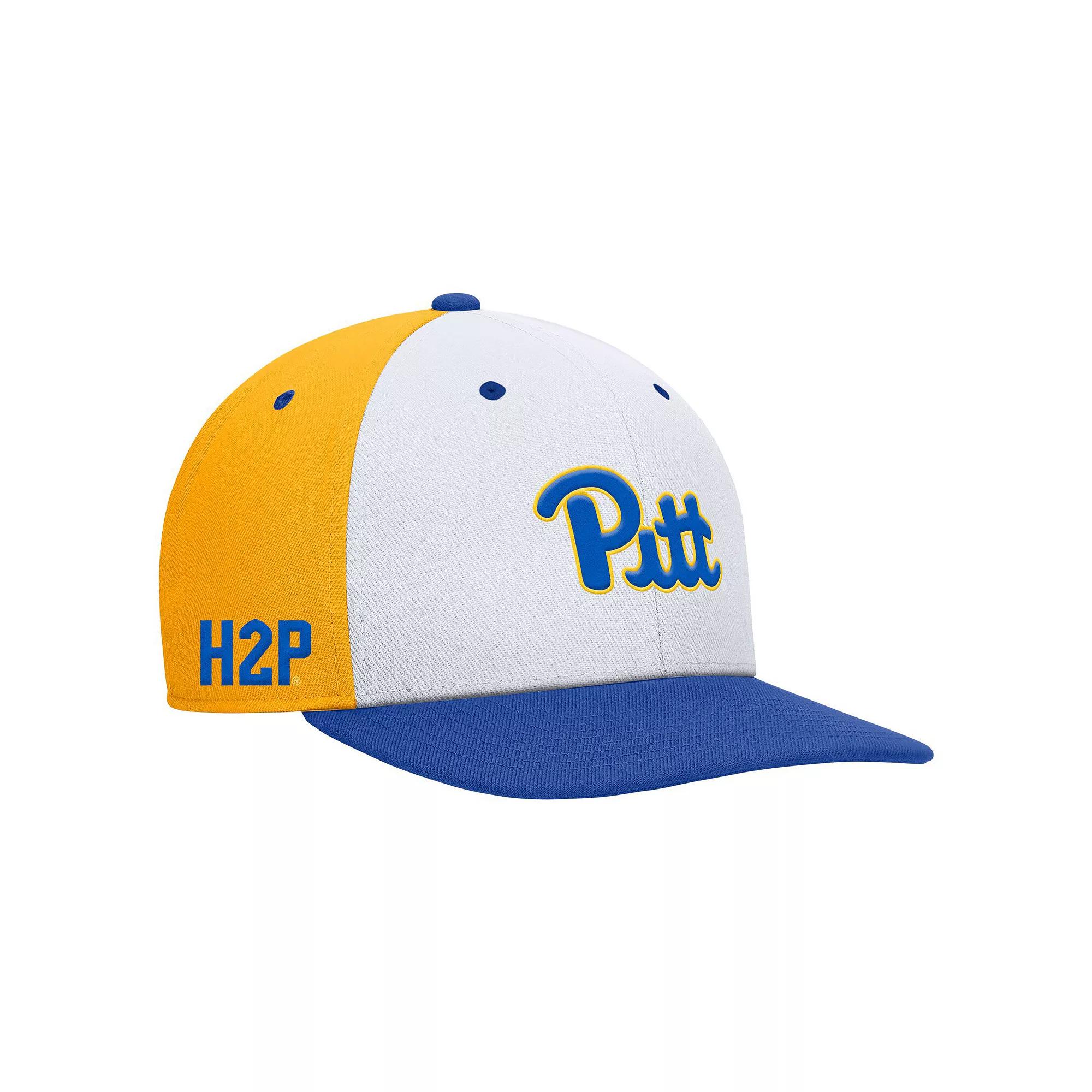 Men's Nike White/Gold Pitt Panthers Pro Performance Snapback Hat,  Product Image