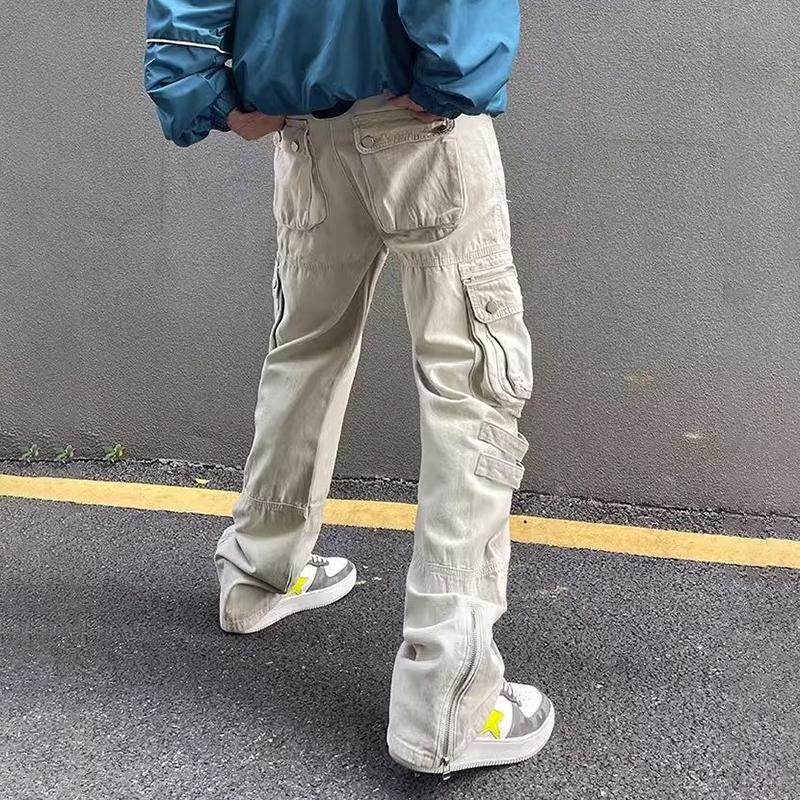 Sopula Unisex Men's Multi-Pocket Casual Pants Functional Cargo Pants Product Image