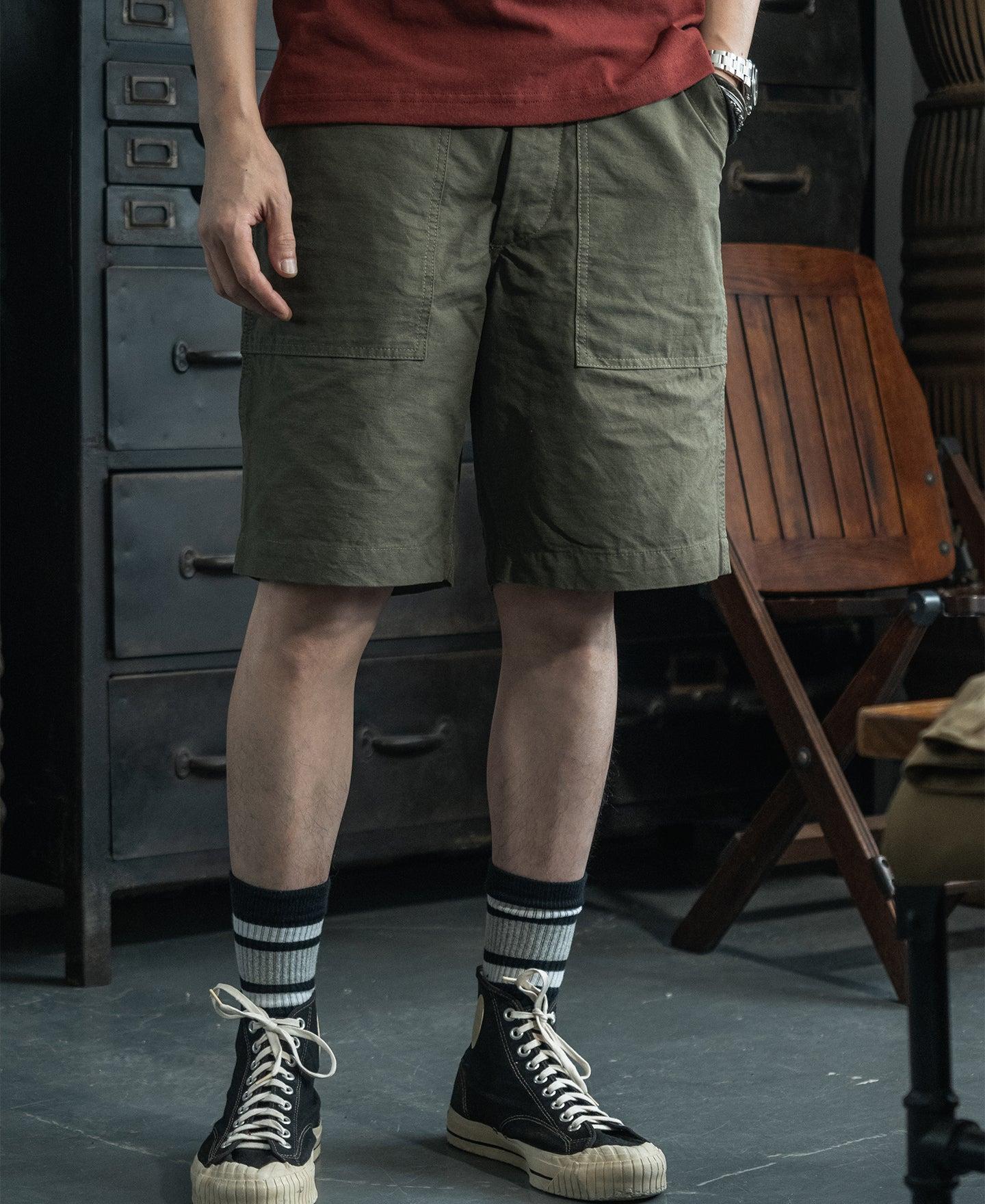 Vietnam War OG-107 Fatigue Utility Shorts - Olive Product Image