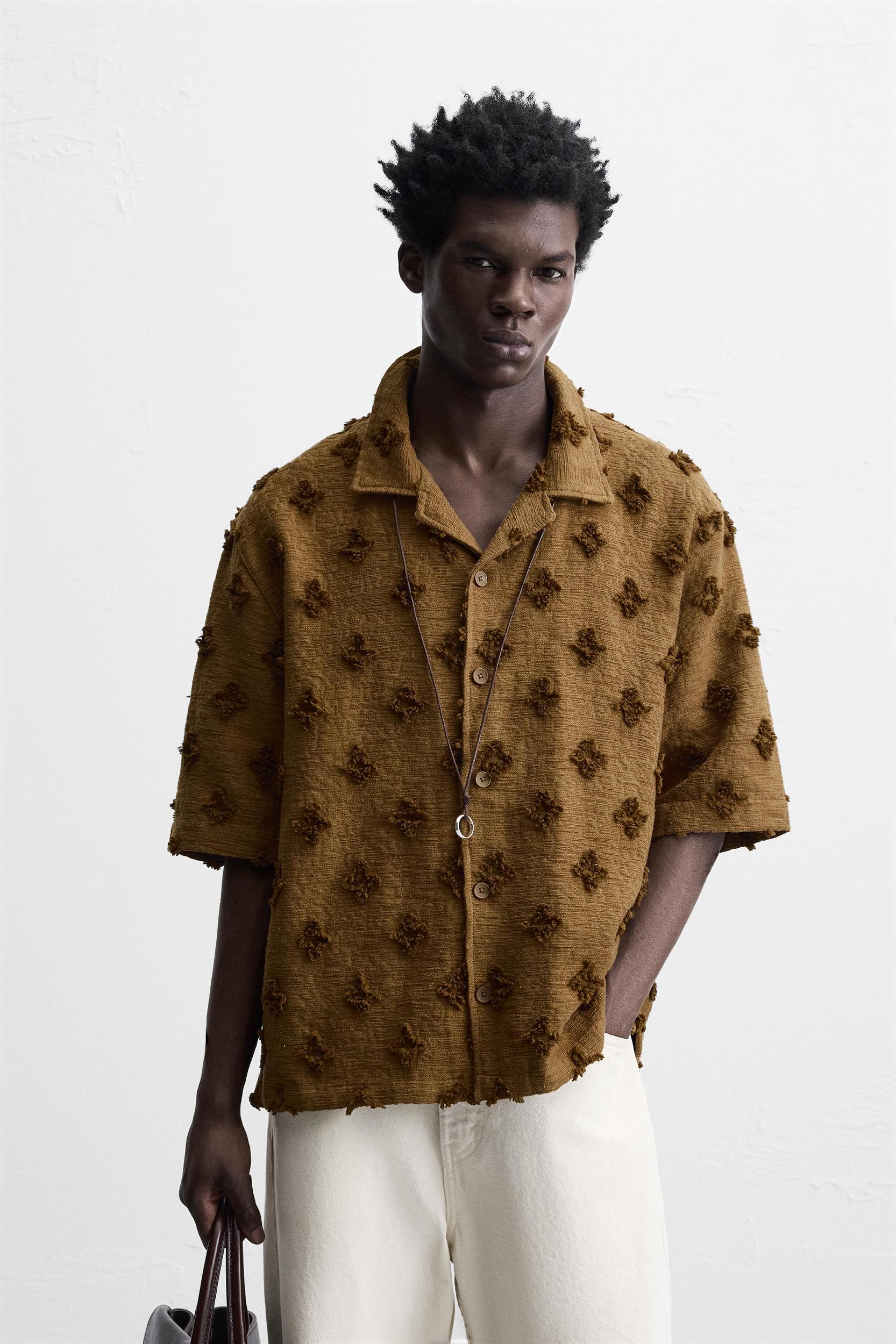 TEXTURED JACQUARD SHIRT Product Image