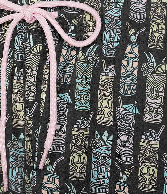 Caribbean Tiki Drinks 6#double; Swim Trunks Product Image