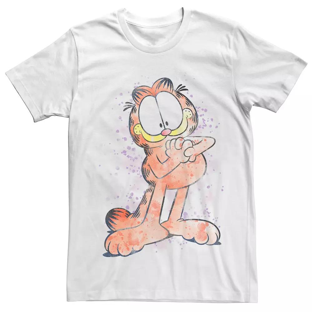 Men's Garfield Watercolor Portrait Tee,  Product Image