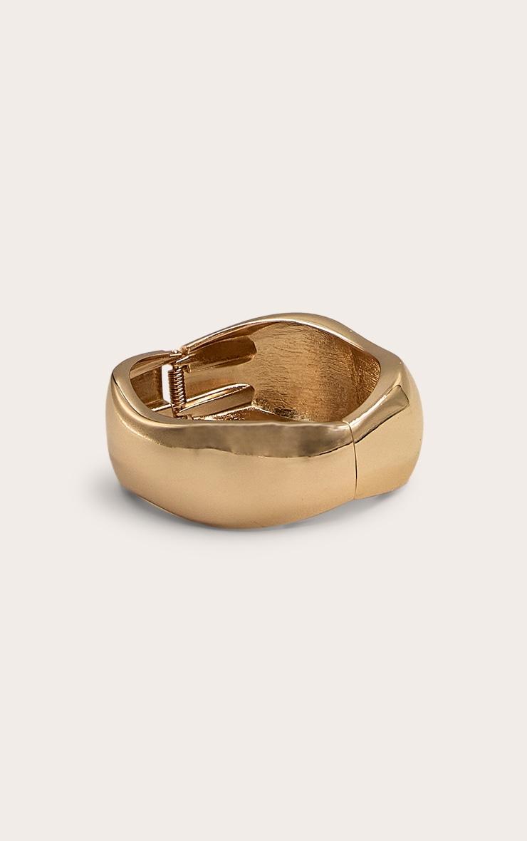 Gold Smooth Abstract Cuff Product Image