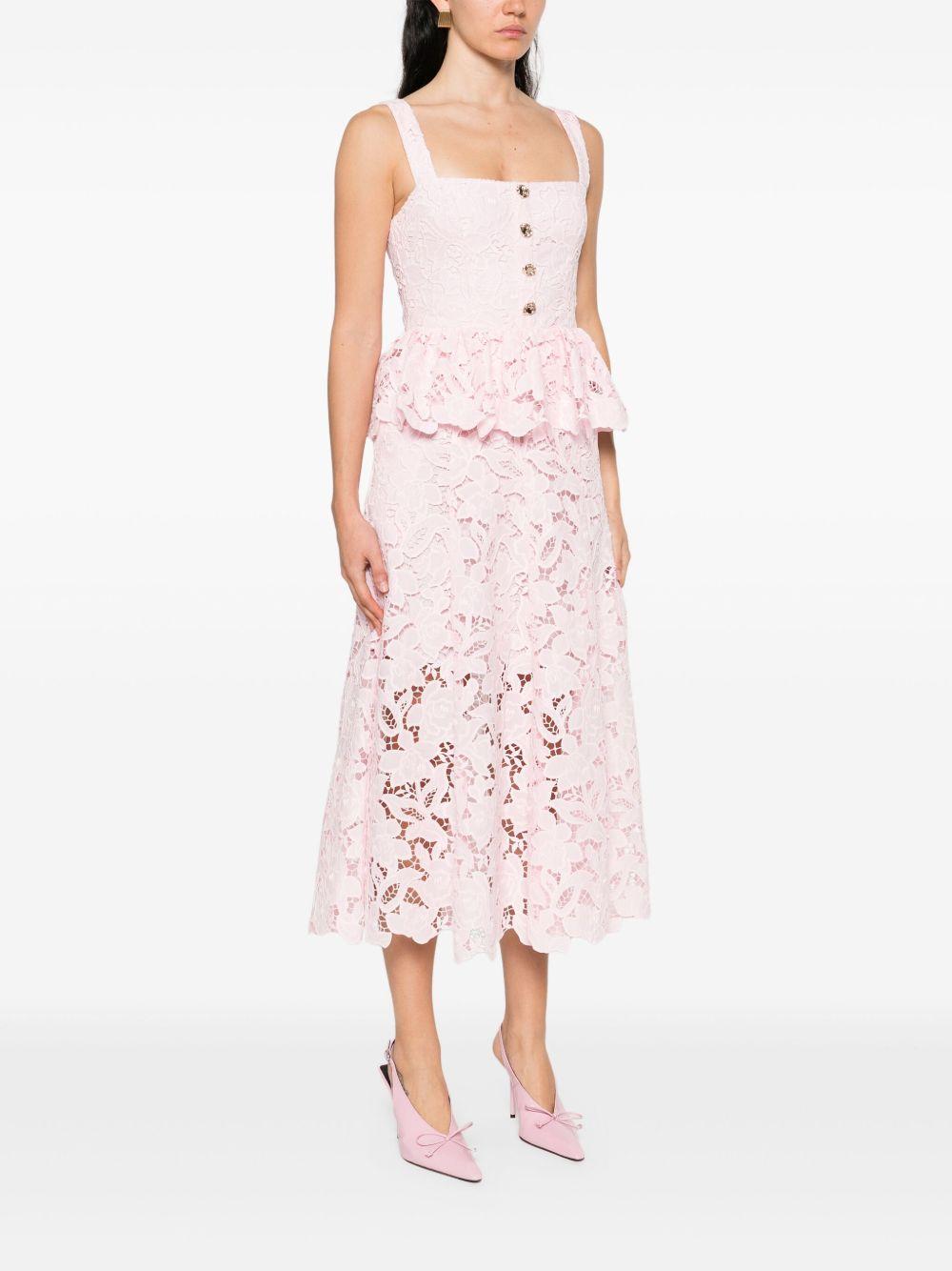 floral-lace midi dress Product Image