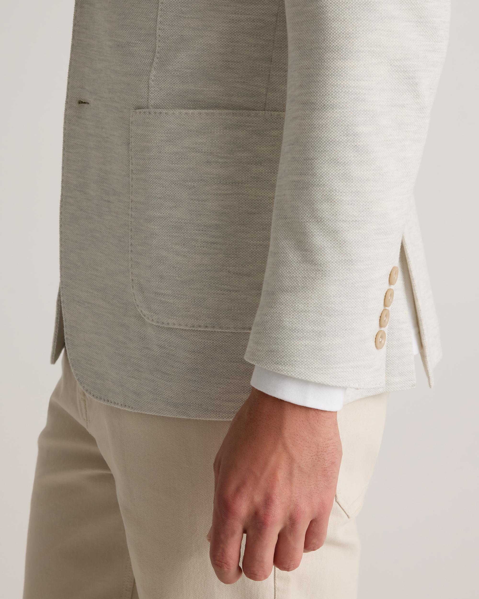 Quince | Men's Cotton Pique Knit Blazer Organic Cotton Product Image