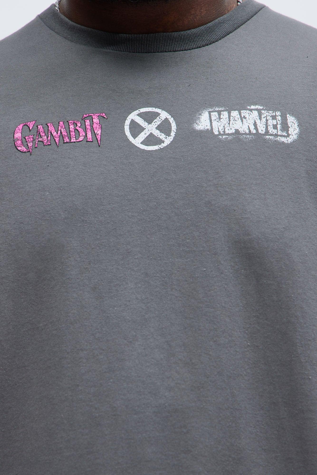 X Men Gambit 97 Short Sleeve Tee - Charcoal Product Image