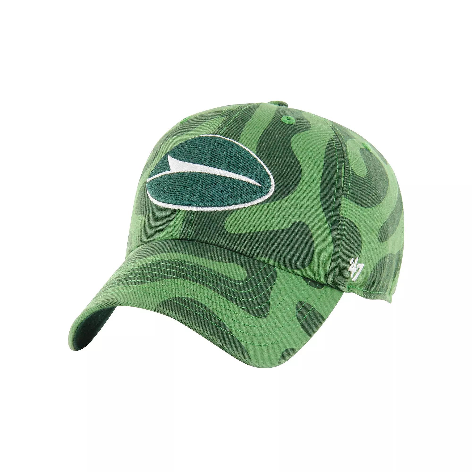 Women's '47 Green New York Jets Freeform Clean Up Adjustable Hat Product Image