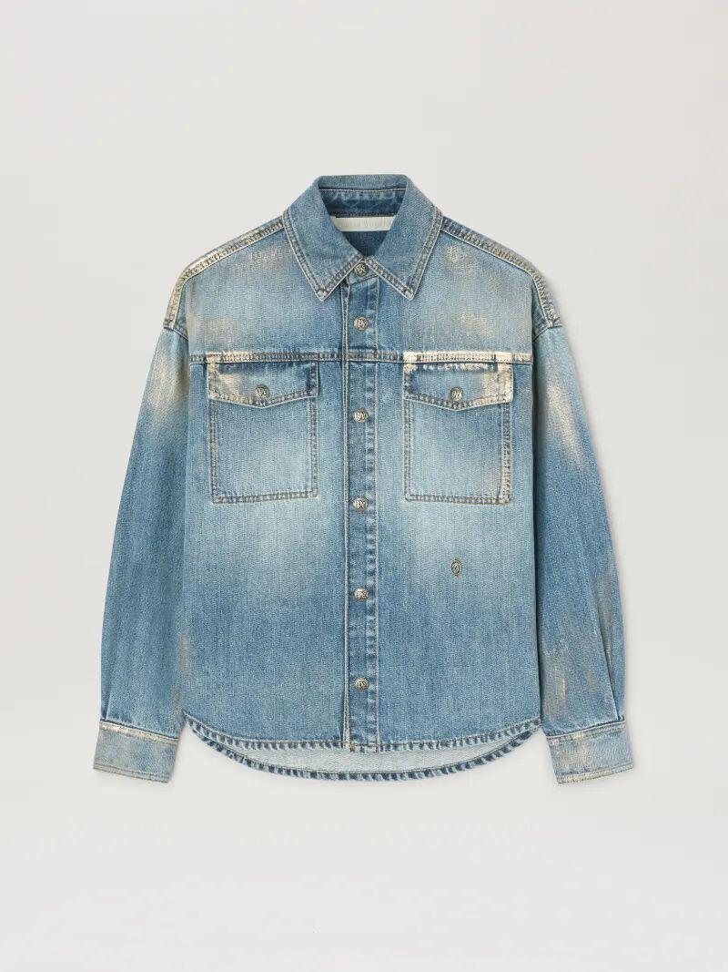 COATED DENIM SHIRT Product Image