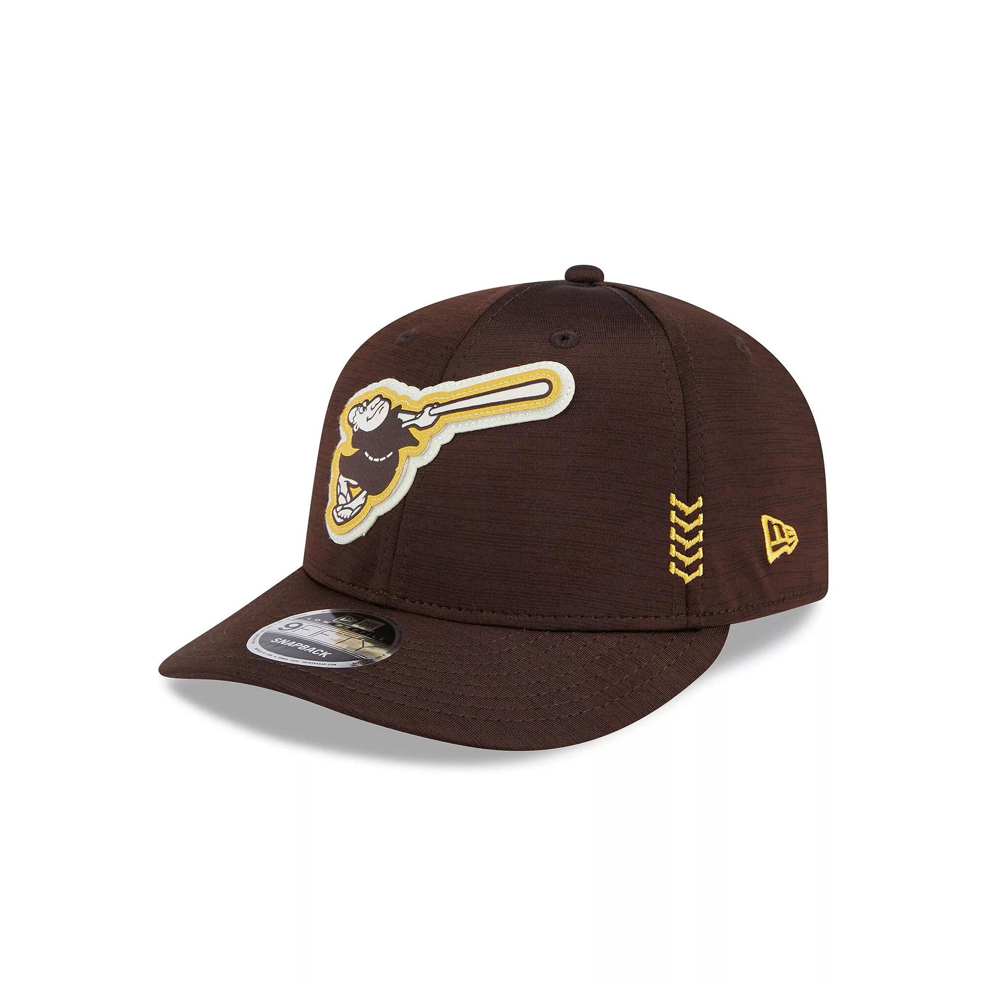Men's New Era Brown San Diego Padres 2024 Clubhouse Low Profile 59FIFTY Snapback Hat Product Image
